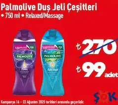 PALMOLİVE DUŞ JELİ ÇEŞİTLERİ 750 ML PALMOLİVE DUŞ JELİ ÇEŞİTLERİ 750 ML